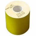 Maxstick 3 1/8'' x 160' Canary Side-Edge Adhesive Thermal Linerless Sticky Label Paper Roll, 24PK 105SM3160C24